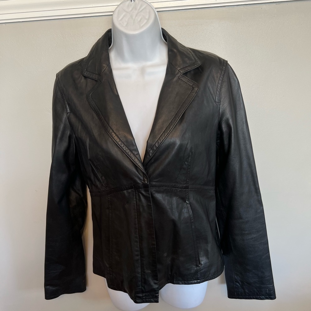 Bagatelle leather jacket. Size 2.